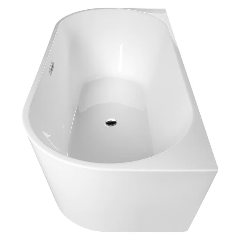 AQUALINE - TAJO nástenná stojaca vaňa 170x80cm, biela E1980 6
