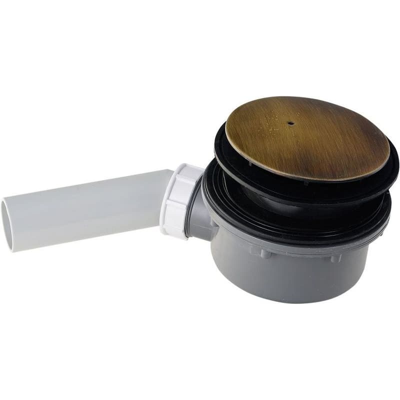 Kerasan Retro kúpeľňový sifón s otvorom 90 mm, bronz 905693
