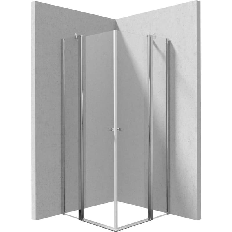 DEANTE - Sprchovací kút Kerria Plus chróm, štvorcová, 90x90 cm KKN0U09U09 1