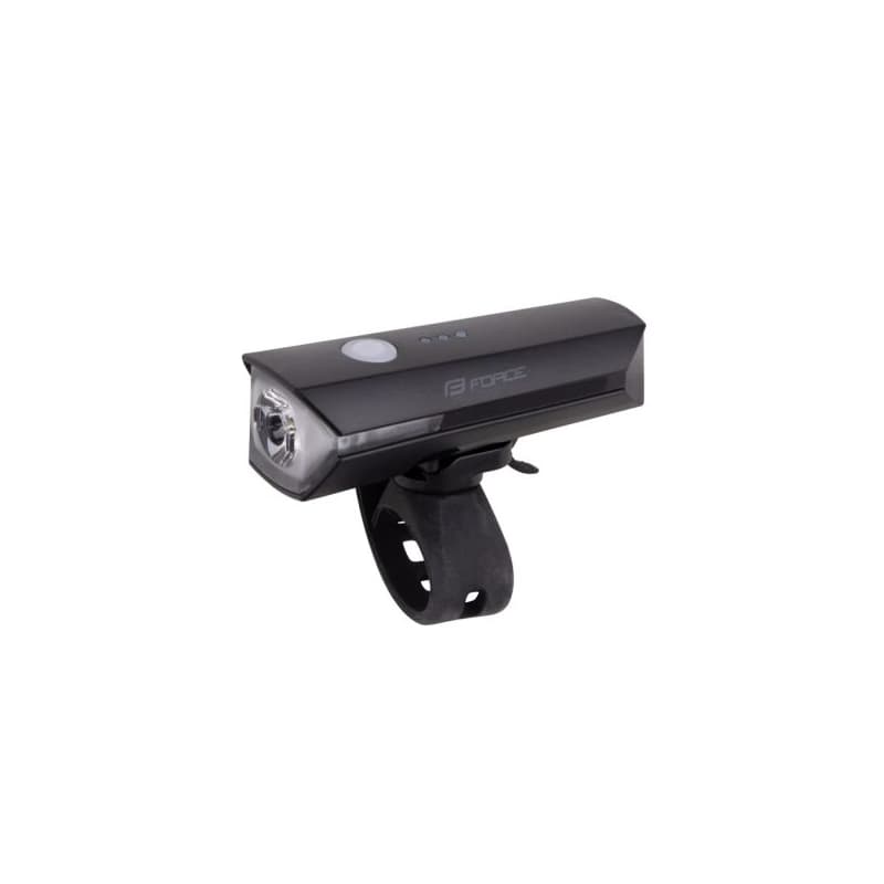 Svetlo na bicykel FORCE FLUX 550LM USB 1