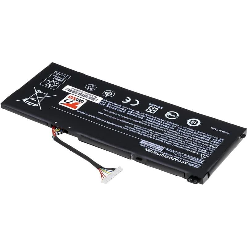 Batéria T6 Power pre Acer Spin SP314-51, SP314-52, TravelMate X314-51, 5360mAh, 61Wh, 3cell, Li-pol 2