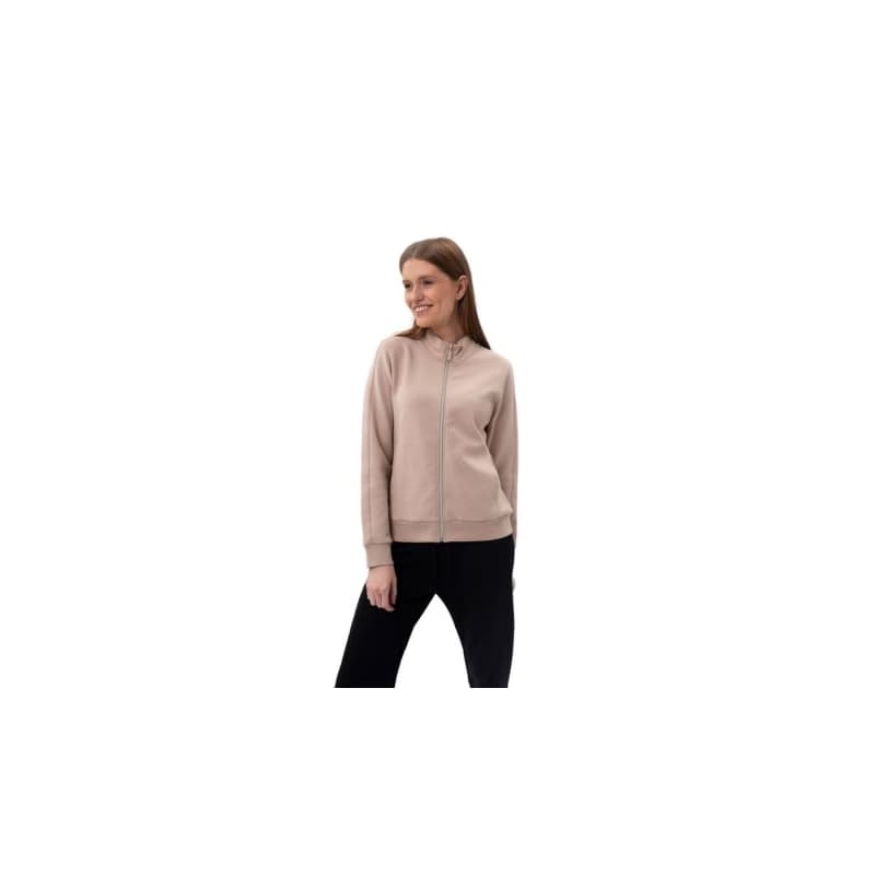Dámska mikina so zipsom VOLCANO LORI-102-BEIGE