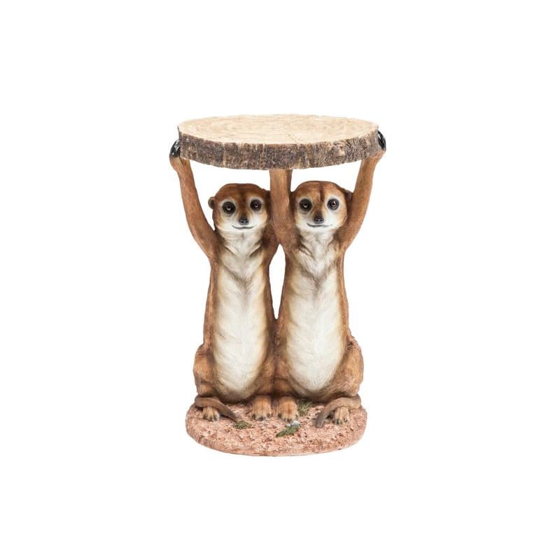 Animal sestry surikaty príručný stolík Ø33 cm 1