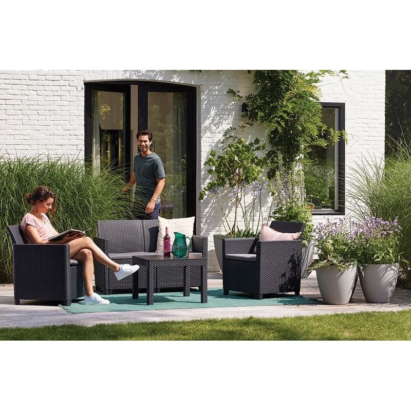 KETER Záhradný set CLARA 2 small table | grafit 2