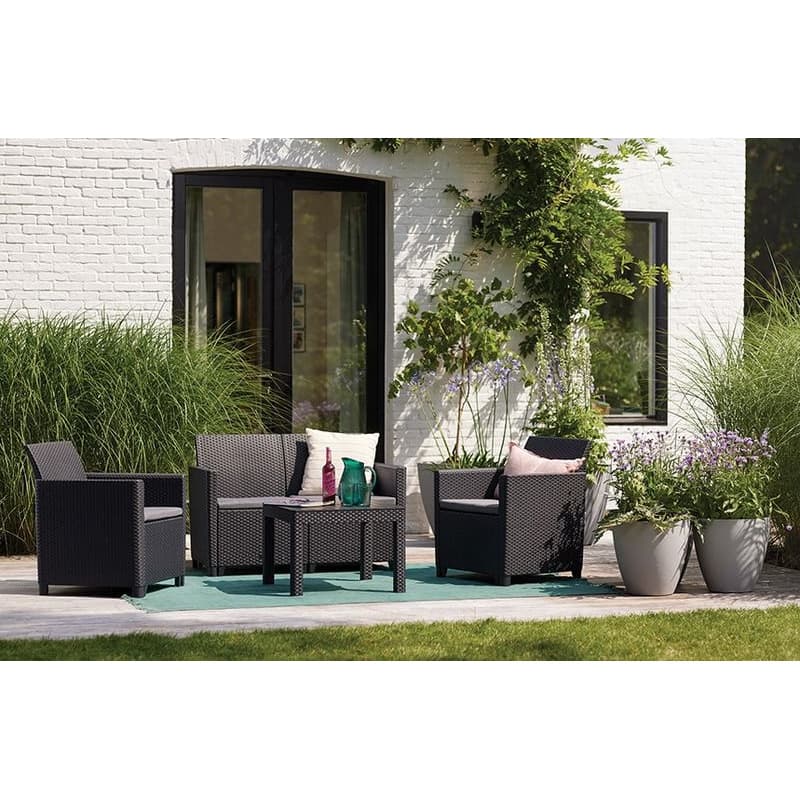 KETER Záhradný set CLARA 2 small table | grafit 3