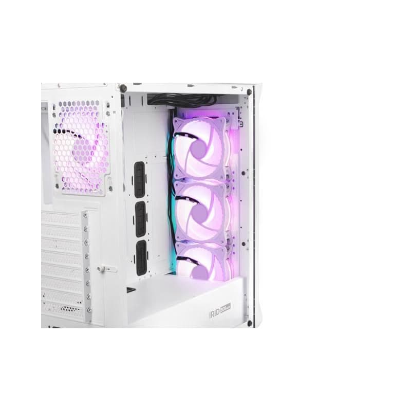 Počítačová skriňa Genesis IRID 505 ARGB V2/Midi Tower/Transpar./Biela 5