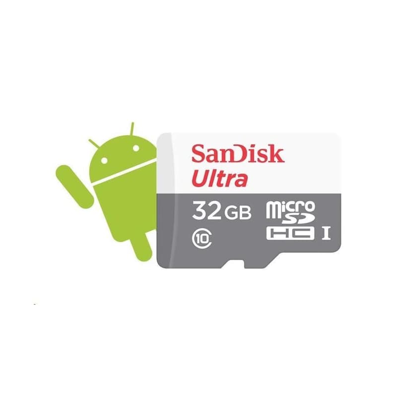 SanDisk MicroSDHC karta 32GB Ultra (80MB/s, Class 10 UHS-I, Android) 1