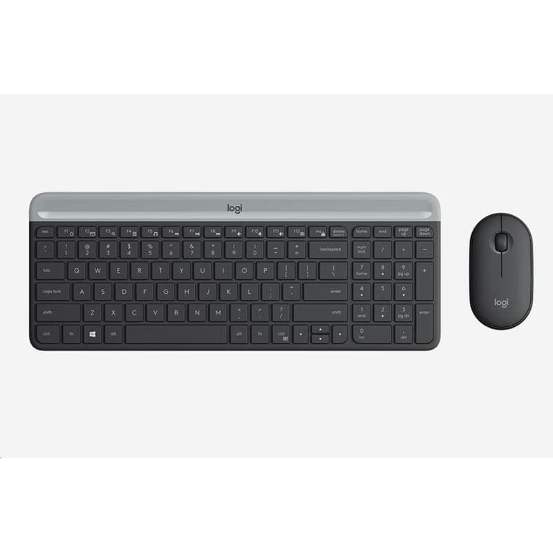 Logitech Wireless Desktop MK470, US, Graphite 1