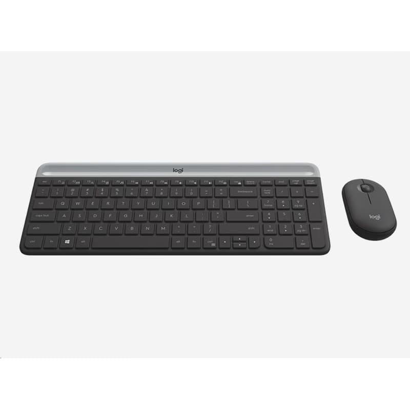 Logitech Wireless Desktop MK470, US, Graphite 4