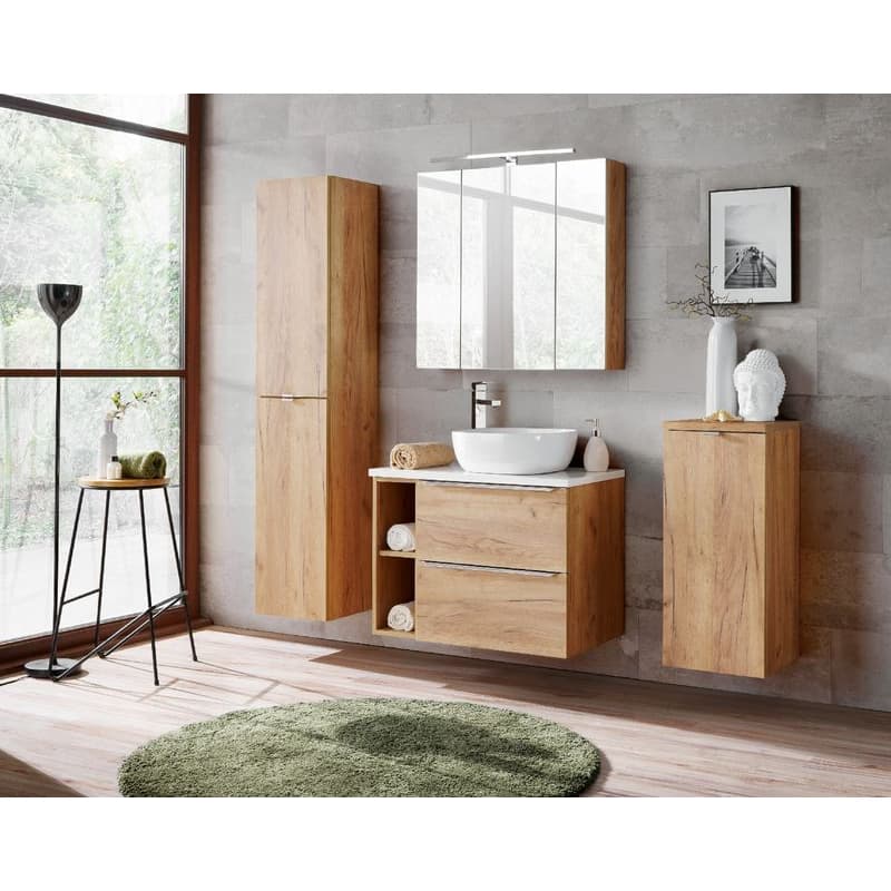 ArtCom Doska pod umývadlo CAPRI White | biely lesk Capri | biela: Doska pod umývadlo 893 - 140 cm 6