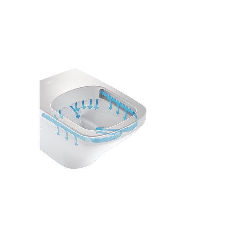 OLSEN SPA - Kombi WC Robusty RIMLESS sa SLIM sedadlom Soft-close OLKLT2125A 3