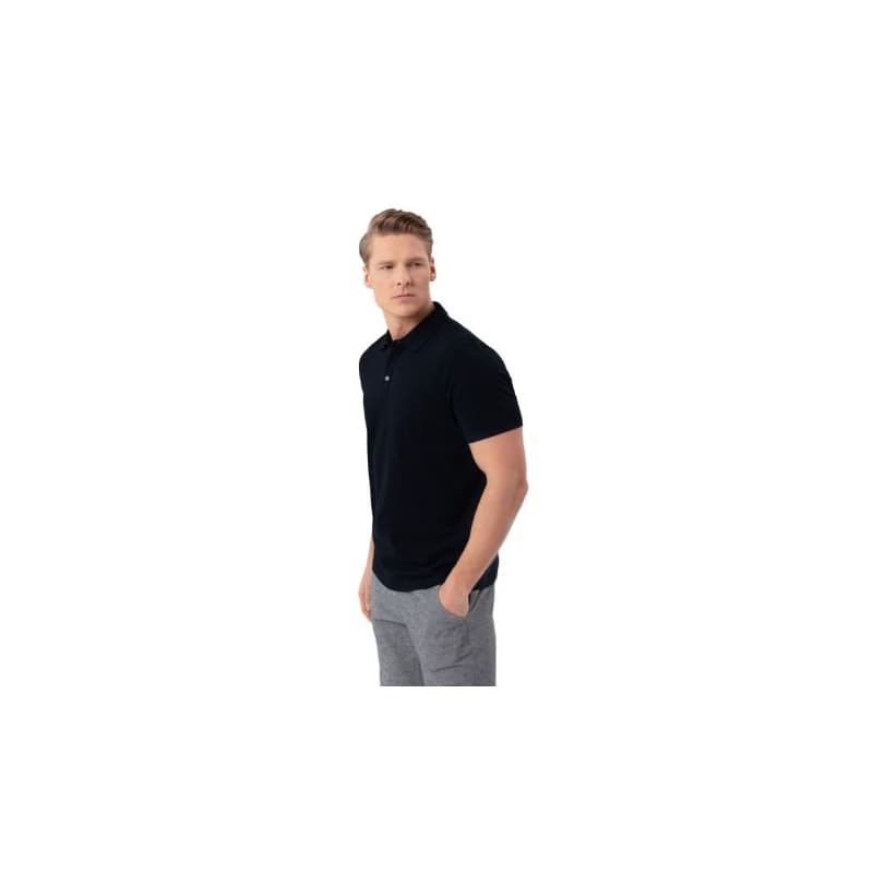 Pánske polo tričko s krátkym rukávom VOLCANO O-CHILI NAVY 1