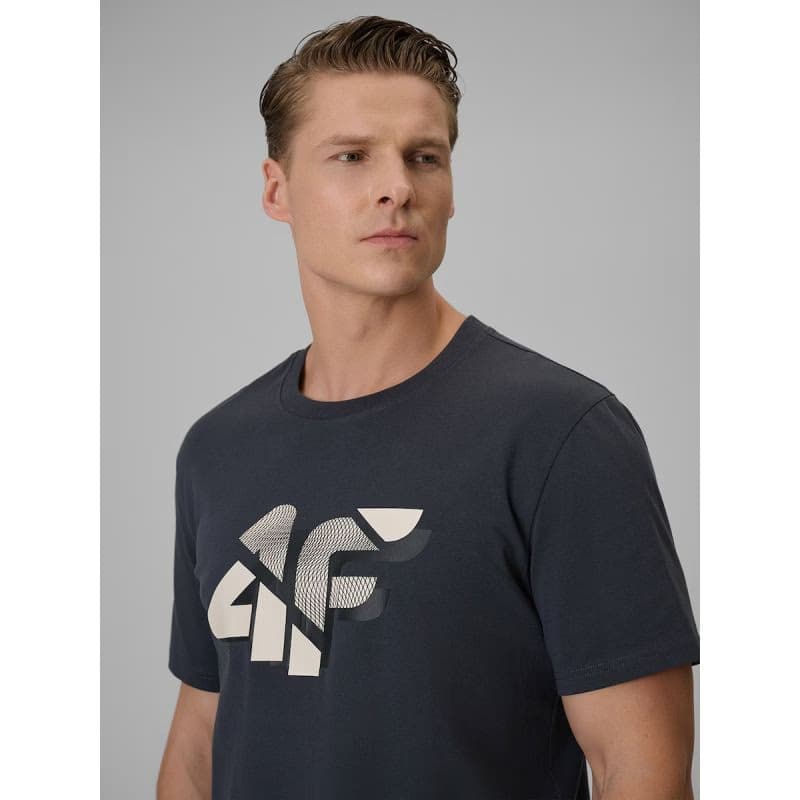 Pánske tričko s krátkym rukávom 4F TSHIRT M2667-22S-ANTHRACITE 5