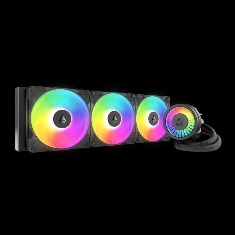 ARCTIC Liquid Freezer III Pro 420 A-RGB : All-in-One CPU Water Cooler so 420 mm radiátorom a 3x P14 1