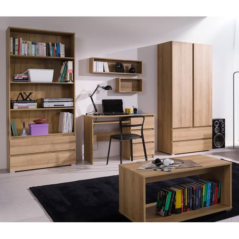 ArtMadex Vysoký regál COSMO C01 | dub riviera 3