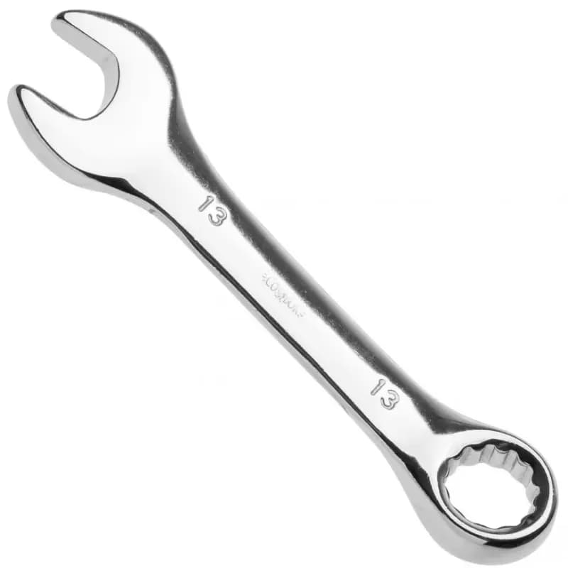 Kľúč, ocko-plochý, krátky, 13 mm, Drel 1