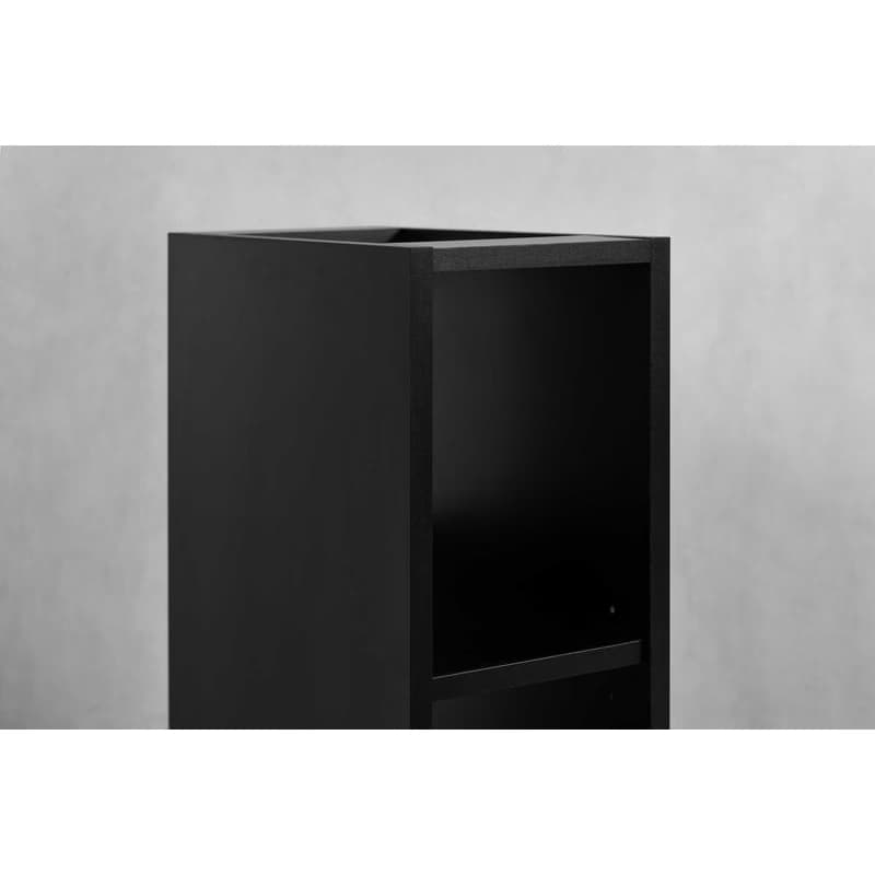 Elvisia Regál do kúpeľne UNI | black 5