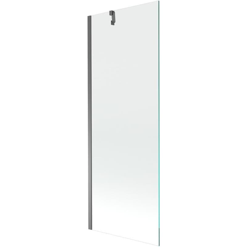 MEXEN/S - Next vaňová zástena FIX 70 x 150, transparent, grafit metal 895-070-000-00-00-95