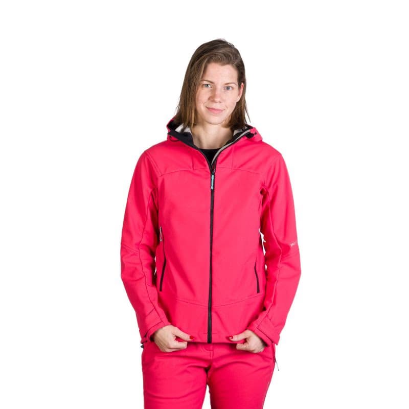 Dámska turistická softshellová bunda NORTHFINDER TINA-355pink 2