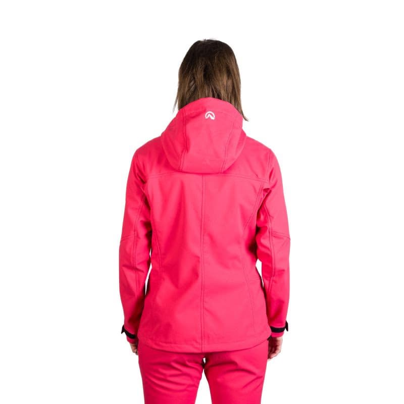 Dámska turistická softshellová bunda NORTHFINDER TINA-355pink 5