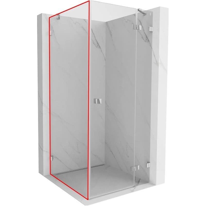 MEXEN - LUNAR walk-in 80x200 cm 8mm transparent ľavá 830-080-000-00-00-L