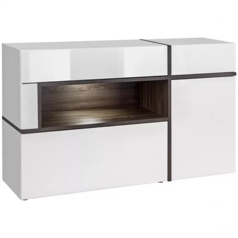 Komoda Cross Biely/Perla 1