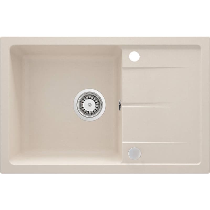DEANTE DEANTE - Leda beige - Granitový drez s odkvapkávačom ZRD_5113