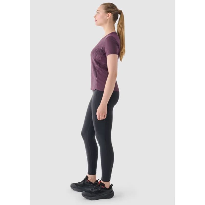Dámske bežecké zateplené legíny 4F TIGHTS FNK-WAW24TFTIF266-22S-ANTHRACITE 4