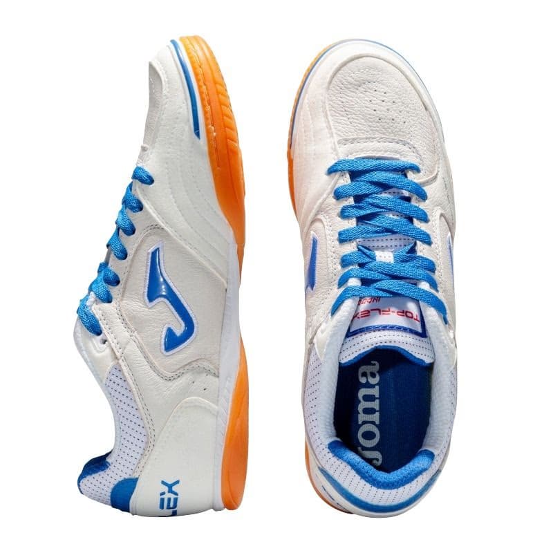 Pánske futbalové kopačky halové JOMA Top Flex 2122 M IC white 4