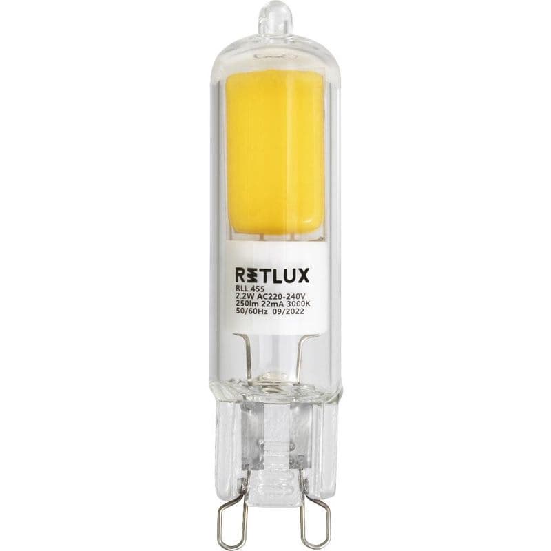RLL 455 G9 COB 2,2 W LED WW RETLUX