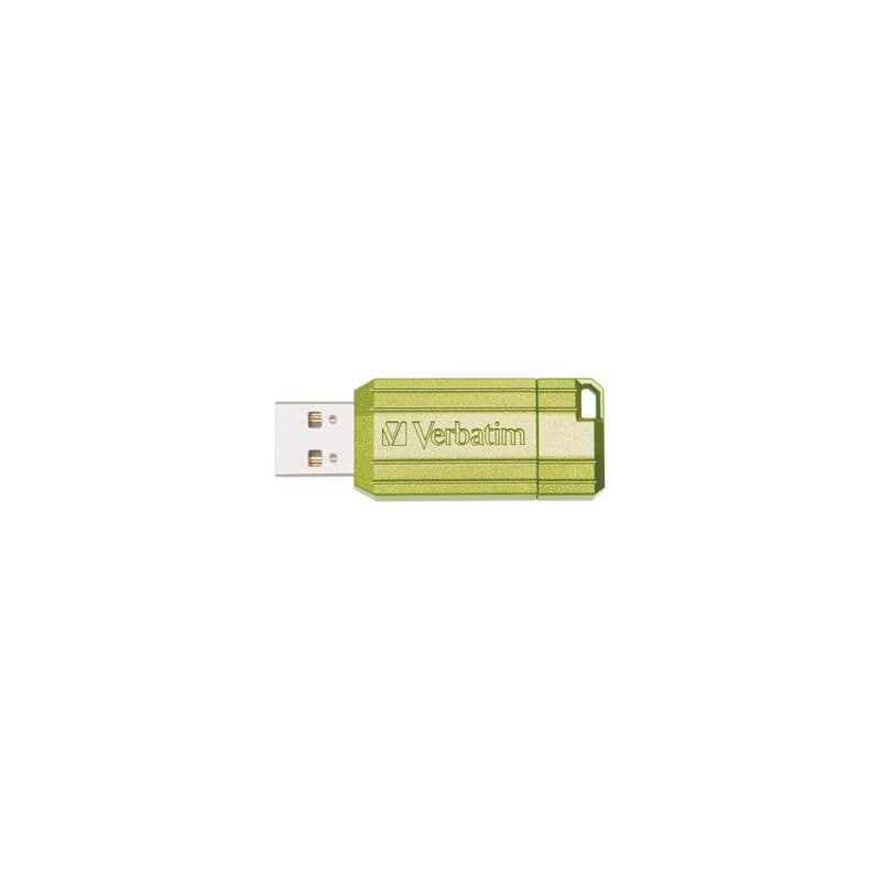 Verbatim USB flash disk, USB 2.0, 32GB, Store, N, Go PinStripe, zelený, 49958, pre archiváciu dát 2