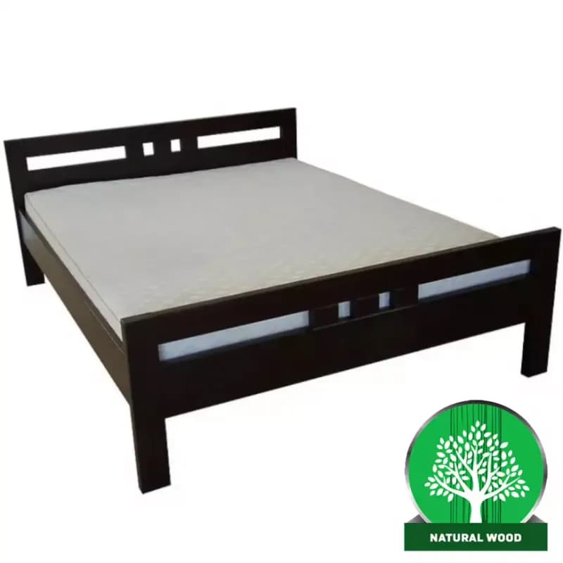 Posteľ Prezident 160x200 drevo jelša, farba wenge 1