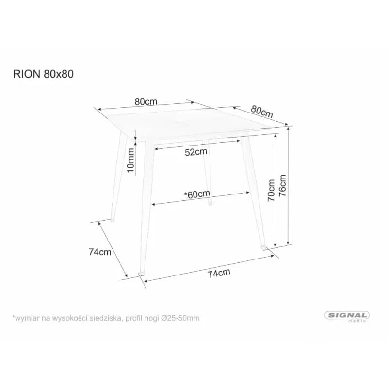 Stôl Rion 80 4