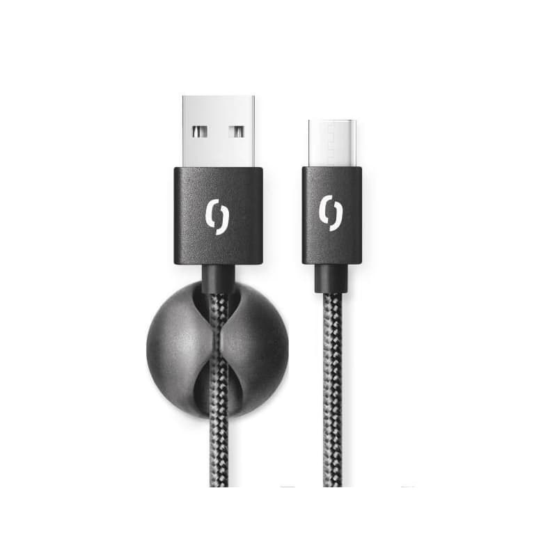 ALIGATOR dátový kábel PREMIUM 2A, USB-C, dĺžka 2 m, čierna 3
