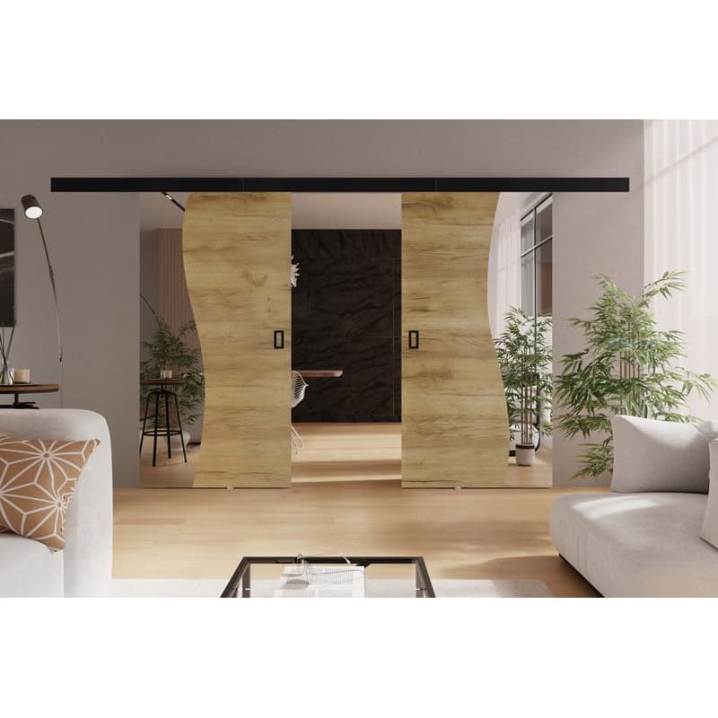 KIER Posuvné dvere FALA DUO | 212 cm Farba: Grafit 3