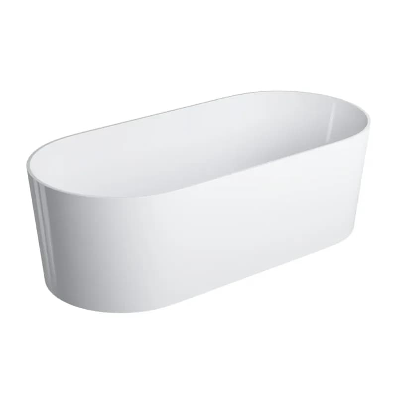 OMNIRES - OVO PZ+ voľne stojaca vaňa, 160 x 75 cm biela lesk /BP/ OVOWWBP 4