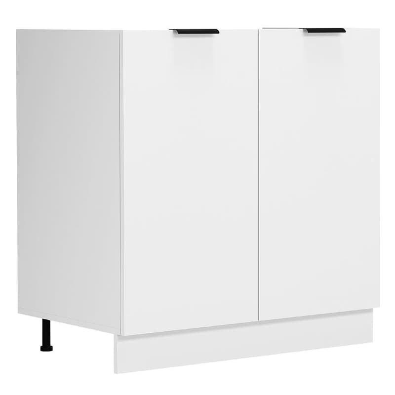 VCM Umývadlová skrinka 80 cm "Fazuľa", biela 1