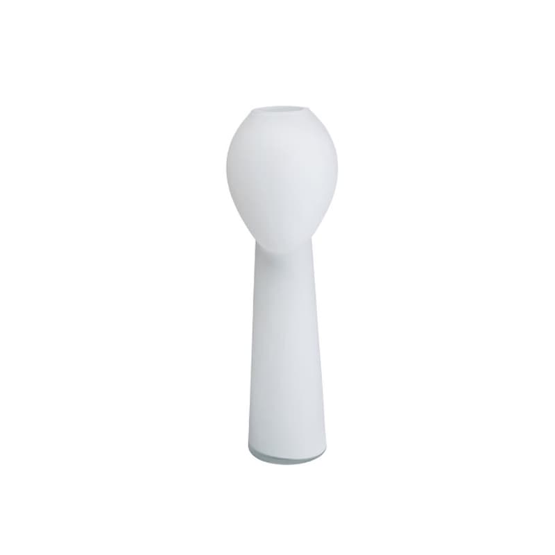 Cabeza váza 50 cm biela