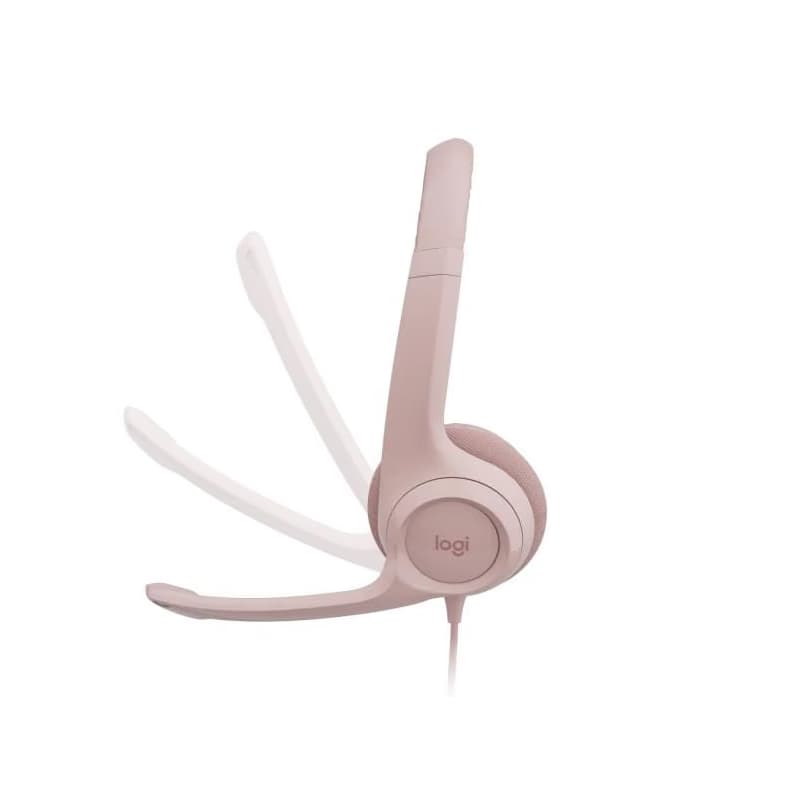 Náhl. sada Logitech Stereo USB Headset H390, ružová 4