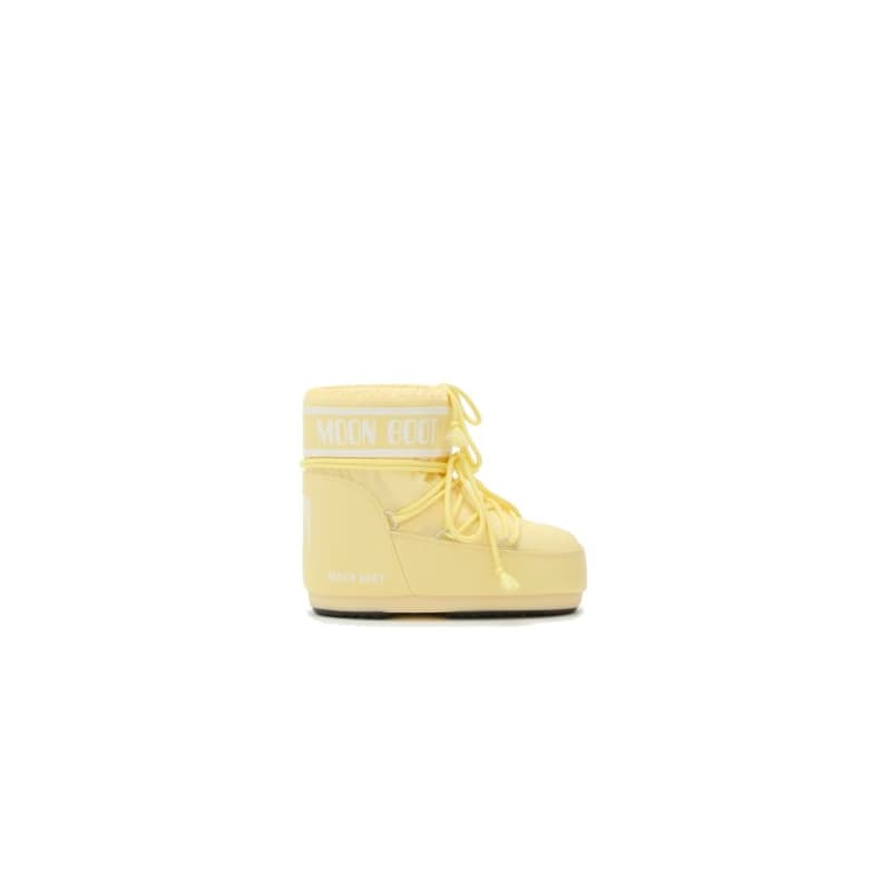 Dámske nízke zimné topánky MOON BOOT MB ICON LOW NYLON B021 LIGHT YELLOW 1