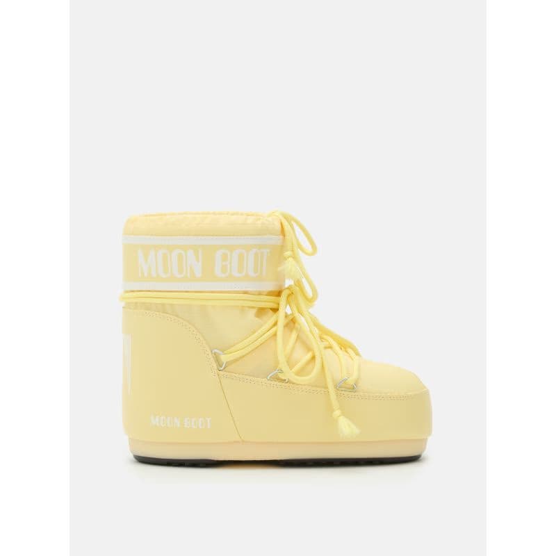 Dámske nízke zimné topánky MOON BOOT MB ICON LOW NYLON B021 LIGHT YELLOW 2
