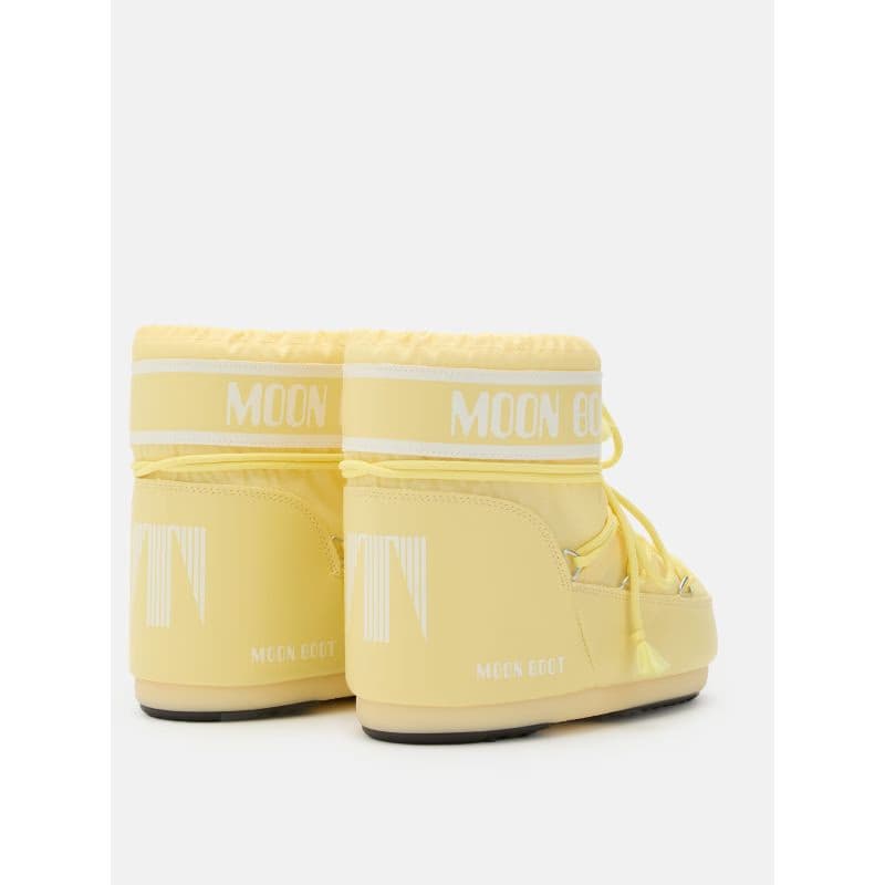 Dámske nízke zimné topánky MOON BOOT MB ICON LOW NYLON B021 LIGHT YELLOW 4