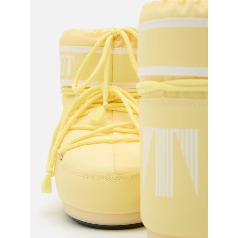 Dámske nízke zimné topánky MOON BOOT MB ICON LOW NYLON B021 LIGHT YELLOW 5