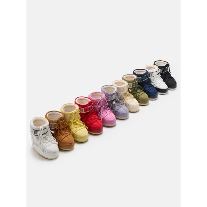 Dámske nízke zimné topánky MOON BOOT MB ICON LOW NYLON B021 LIGHT YELLOW 6