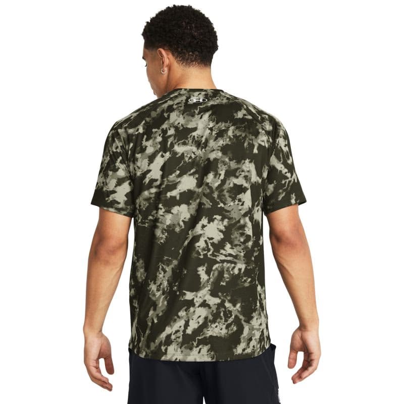Pánske tréningové tričko s krátkym rukávom UNDER ARMOUR UA TECH ABC CAMO SS-GRN 2