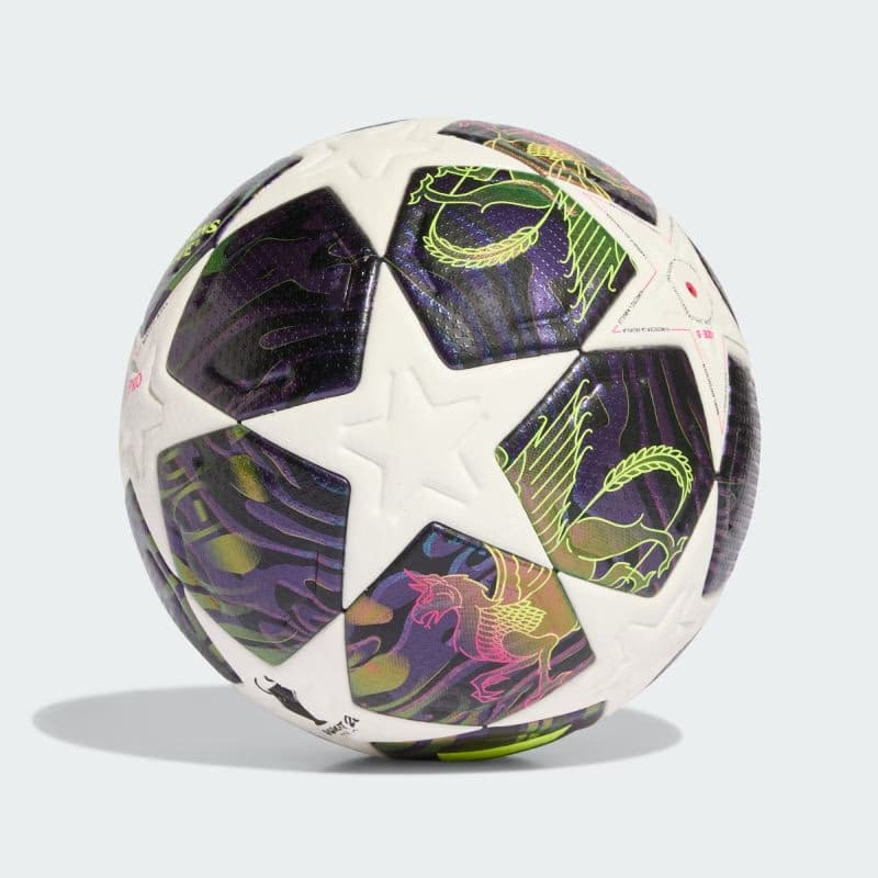 Futbalová lopta ADIDAS UCL PRO F DPURPL WHITE SYELLO 3