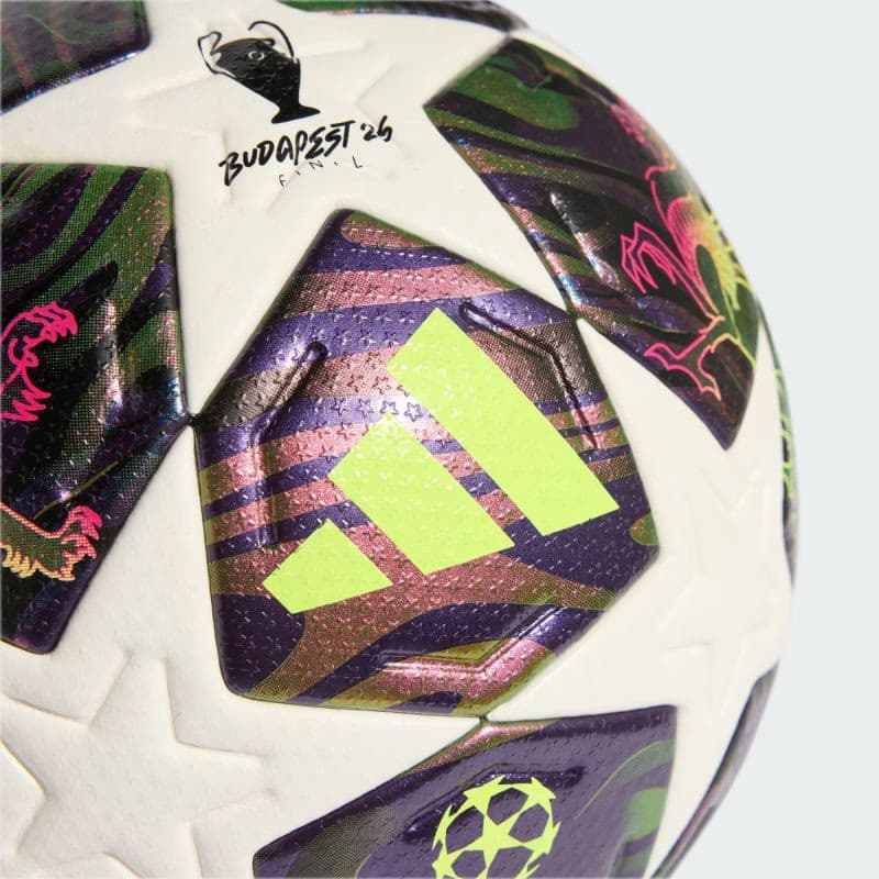 Futbalová lopta ADIDAS UCL PRO F DPURPL WHITE SYELLO 4