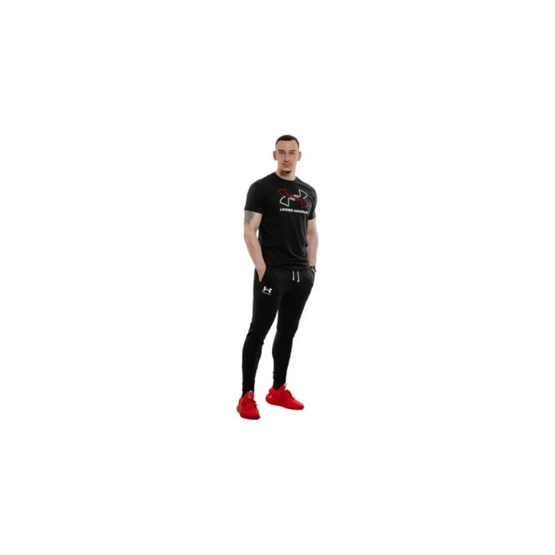 Pánske tričko s krátkym rukávom UNDER ARMOUR UA GL FOUNDATION UPDATE SS-BLK 1