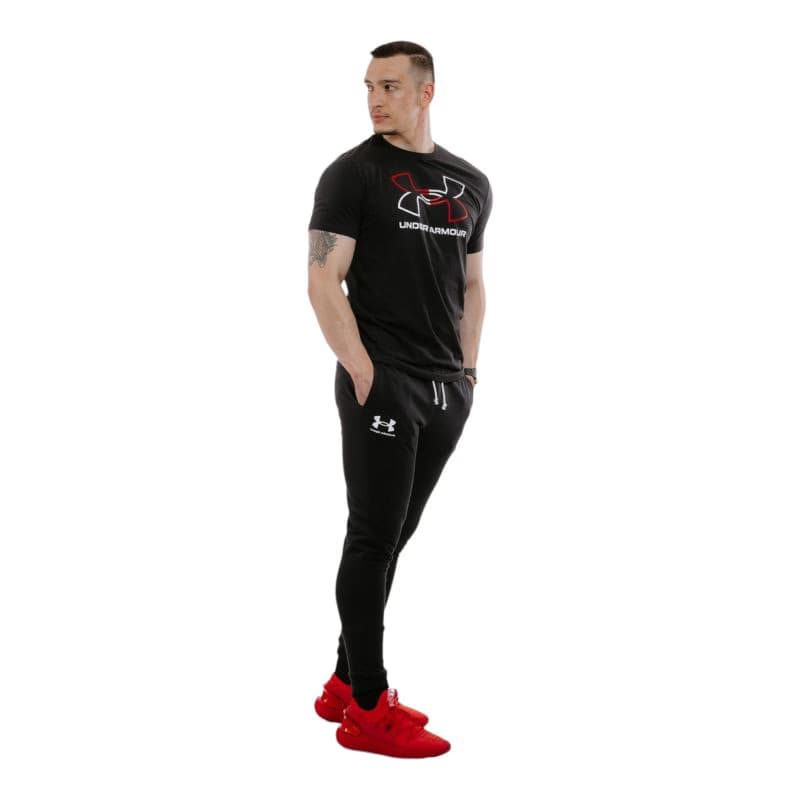 Pánske tričko s krátkym rukávom UNDER ARMOUR UA GL FOUNDATION UPDATE SS-BLK 2