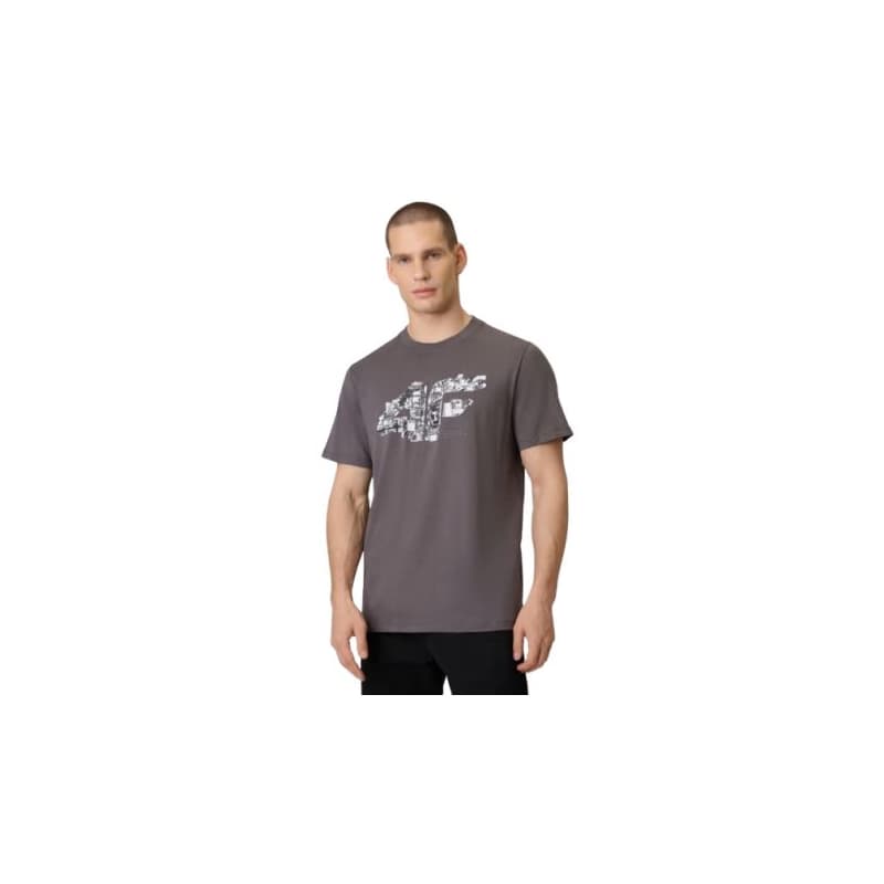 Pánske tričko s krátkym rukávom 4F TSHIRT M2659-24S-MIDDLE GREY 1
